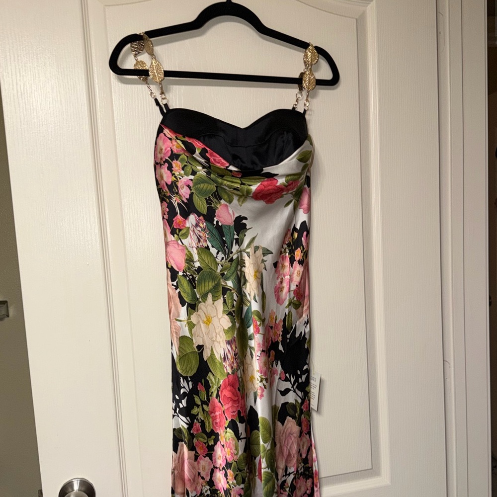 NWT! Designer Backless Slip Dress